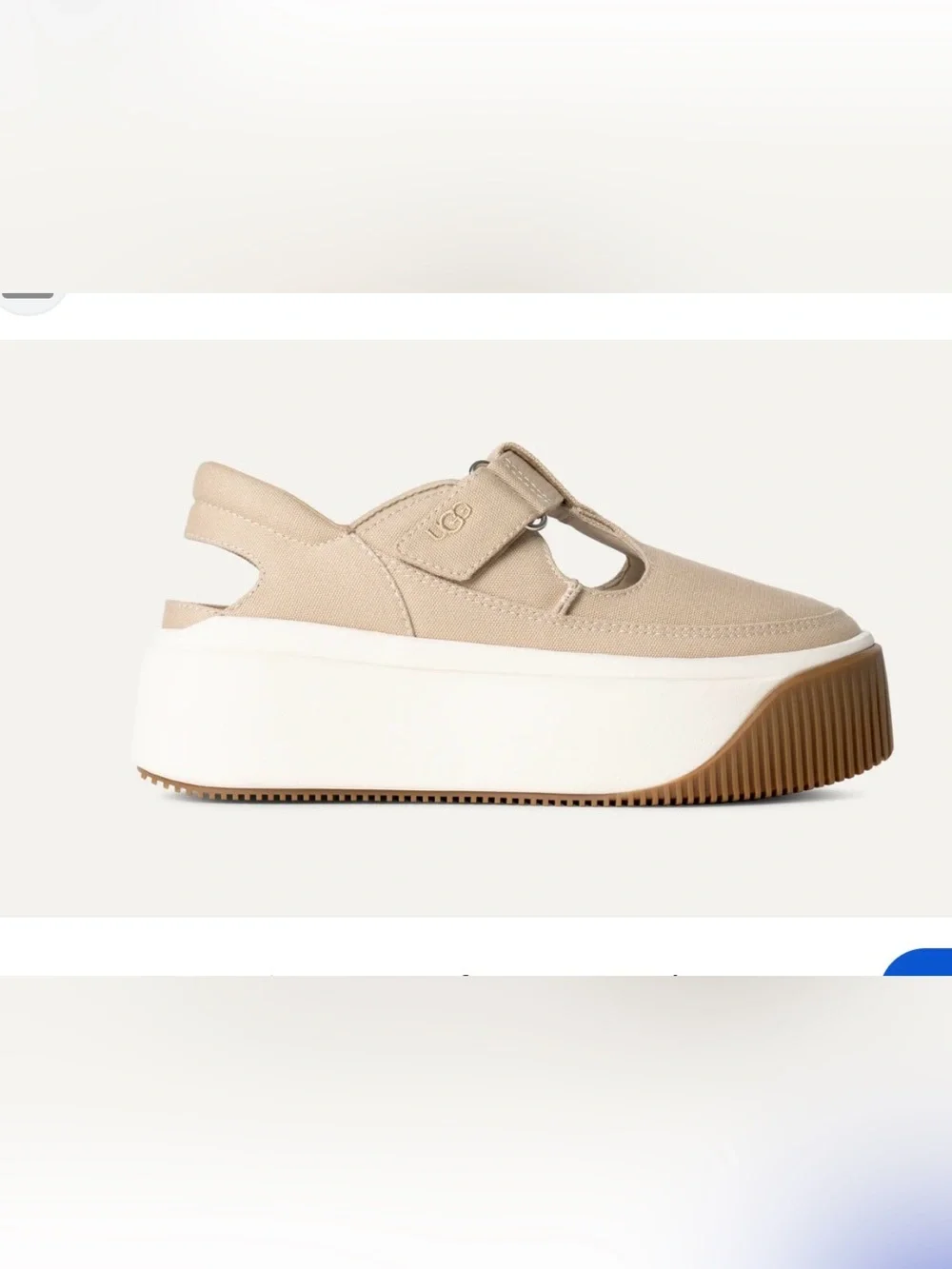 UGG Ez-Duzit Platform T-Strap Sneakers